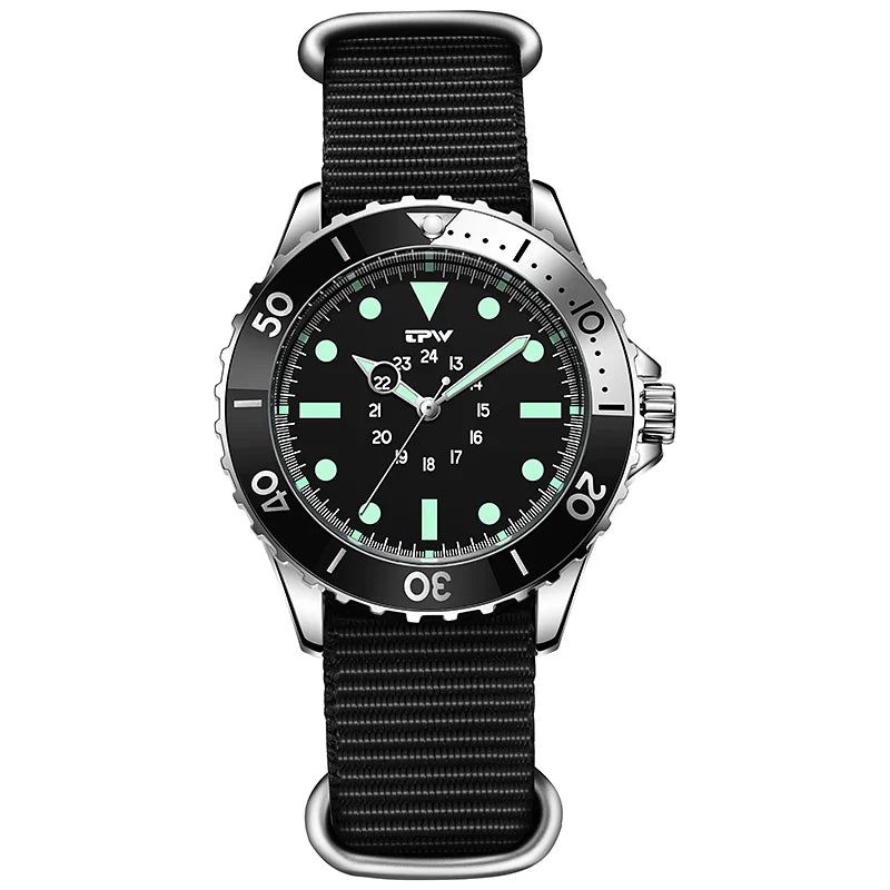 Montre de Terrain Style Plongeur Tactique