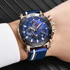Montre militaire de luxe à quartz en acier