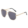 Lunettes de soleil vintage avec monture en métal pour femmes