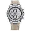 Montres chronographes à bracelet en cuir