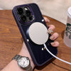 Coque magnétique en silicone pour iPhone : Aimant dorsal, résistant aux chocs et durable