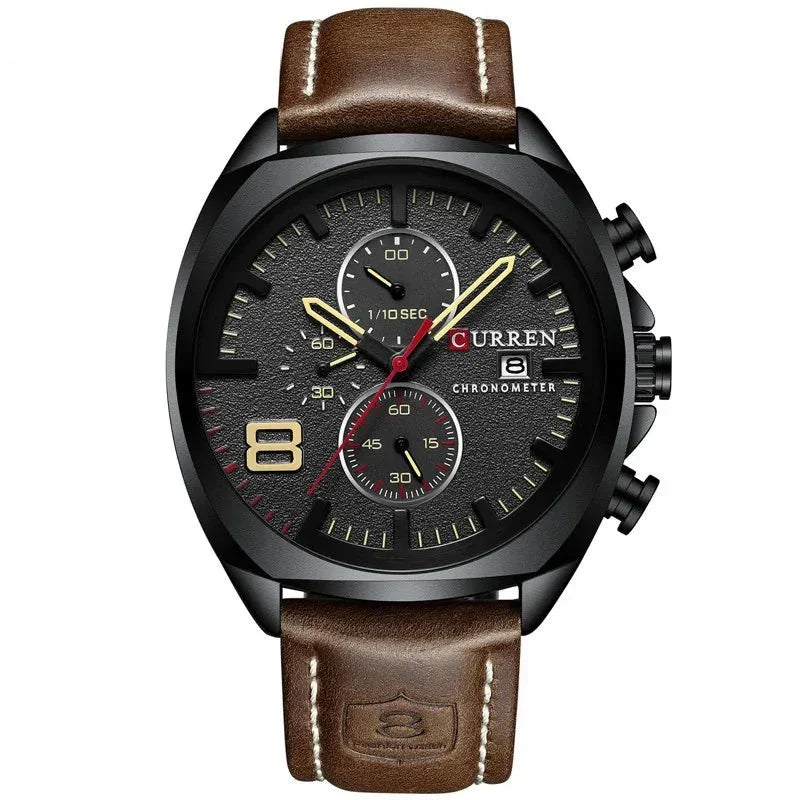 Montre militaire étanche à chronographe de sport