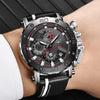 Montre militaire de luxe à quartz en acier