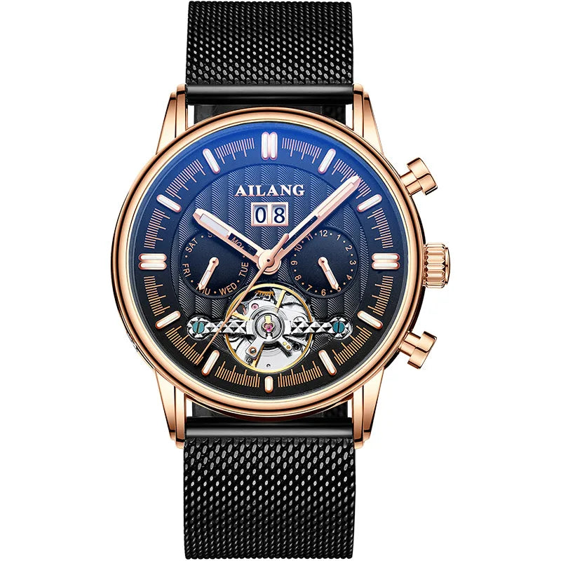 Montre tourbillon étanche à la mode