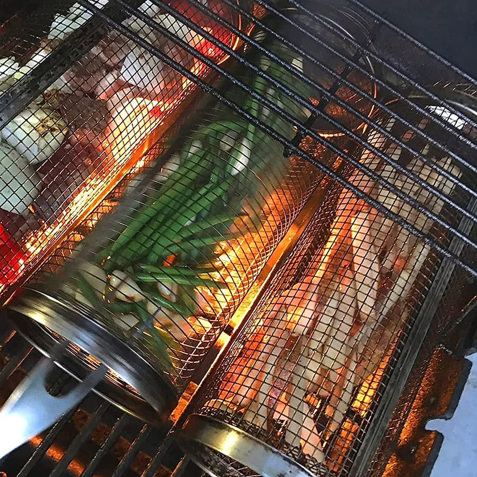 Grille de barbecue portable en acier inoxydable