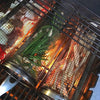 Grille de barbecue portable en acier inoxydable