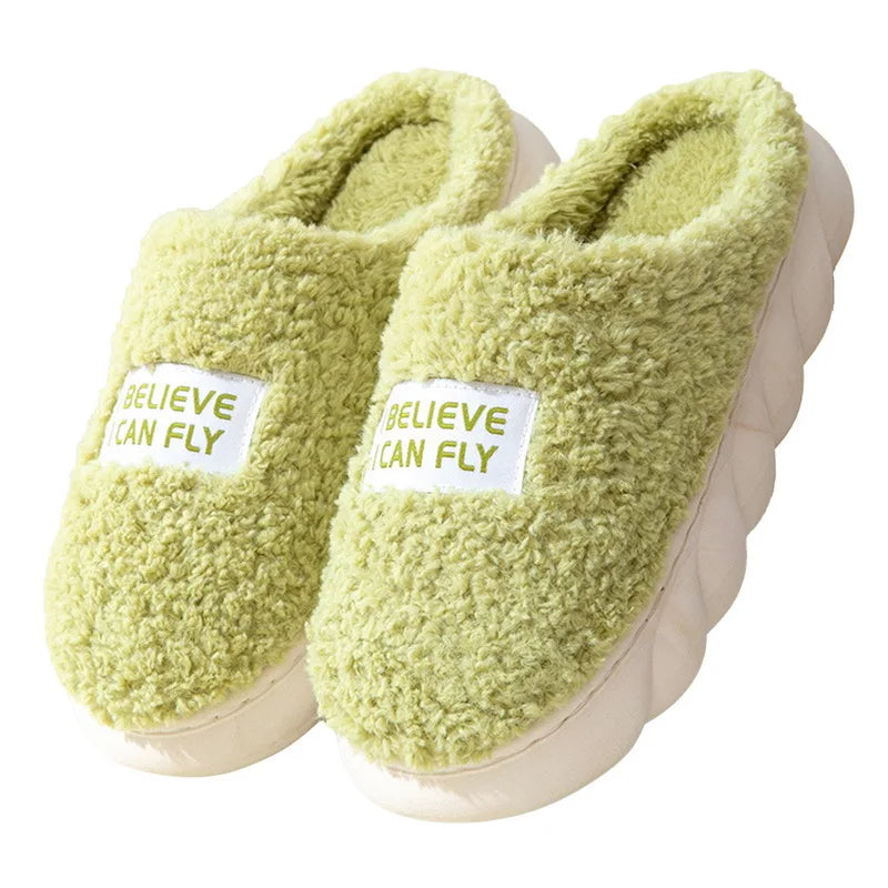 Chaussons Intérieurs en Peluche Douce