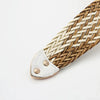 Ceinture tressée en or pour femmes