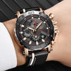 Montre militaire de luxe à quartz en acier