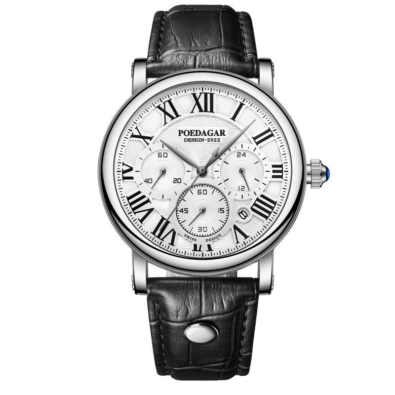 Montre chronographe de luxe à mode décontractée