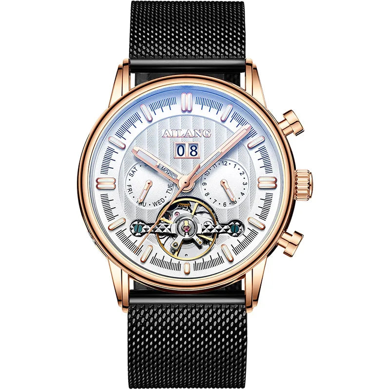 Montre tourbillon étanche à la mode