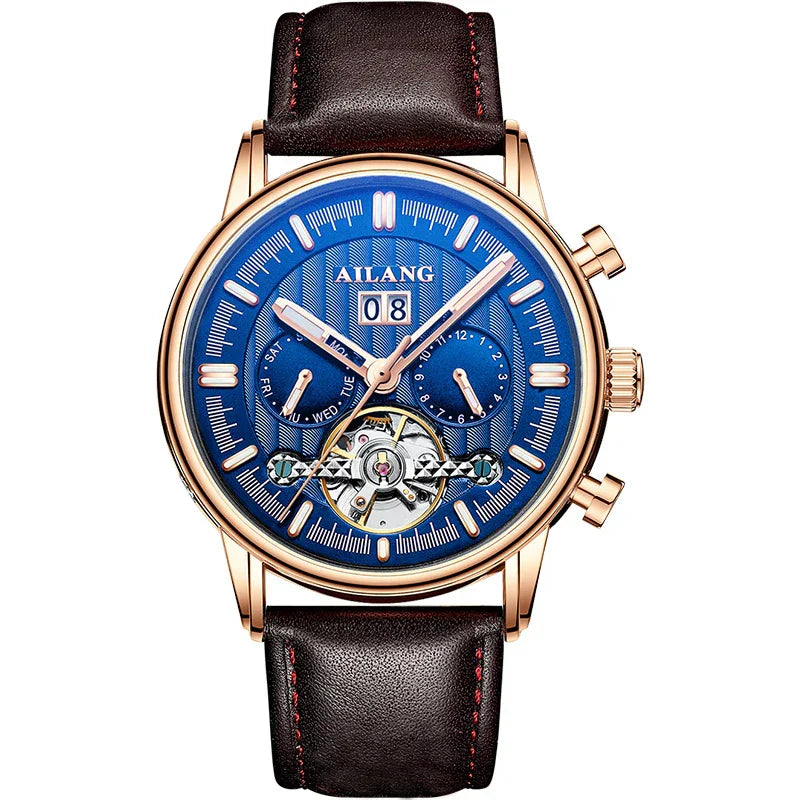 Montre tourbillon étanche à la mode