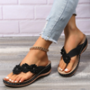 Chaussons rétro Studs Floral Foot Bow Support For Women