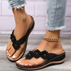 Chaussons rétro Studs Floral Foot Bow Support For Women