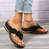 Chaussons rétro Studs Floral Foot Bow Support For Women