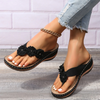 Chaussons rétro Studs Floral Foot Bow Support For Women