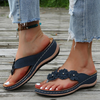 Chaussons rétro Studs Floral Foot Bow Support For Women