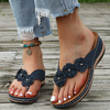 Chaussons rétro Studs Floral Foot Bow Support For Women