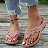 Chaussons rétro Studs Floral Foot Bow Support For Women