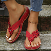 Chaussons rétro Studs Floral Foot Bow Support For Women
