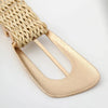Ceinture tressée en or pour femmes