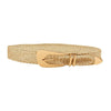 Ceinture tressée en or pour femmes