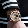 Montre à quartz pour hommes