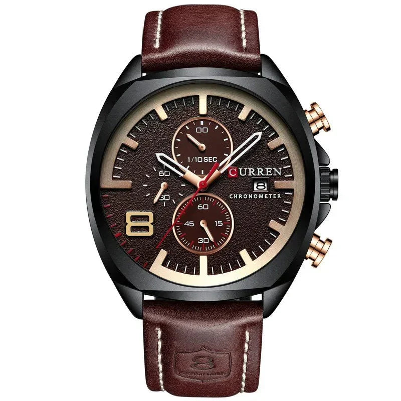 Montre militaire étanche à chronographe de sport