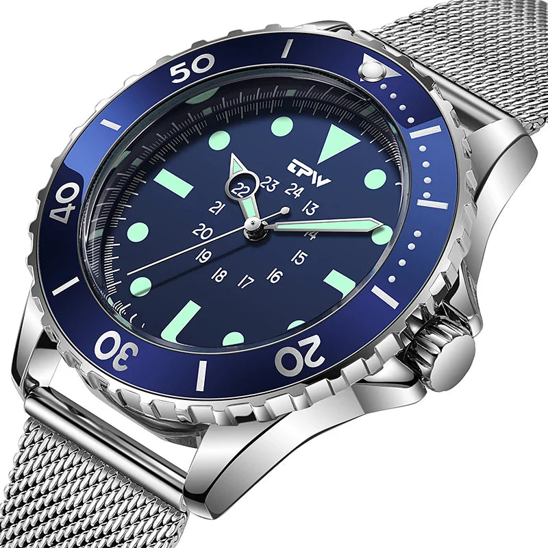 Montre de Terrain Style Plongeur Tactique