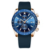 Montre chronographe à date lumineuse