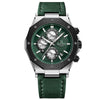 Montres chronographes à bracelet en cuir