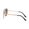 Lunettes de soleil vintage avec monture en métal pour femmes