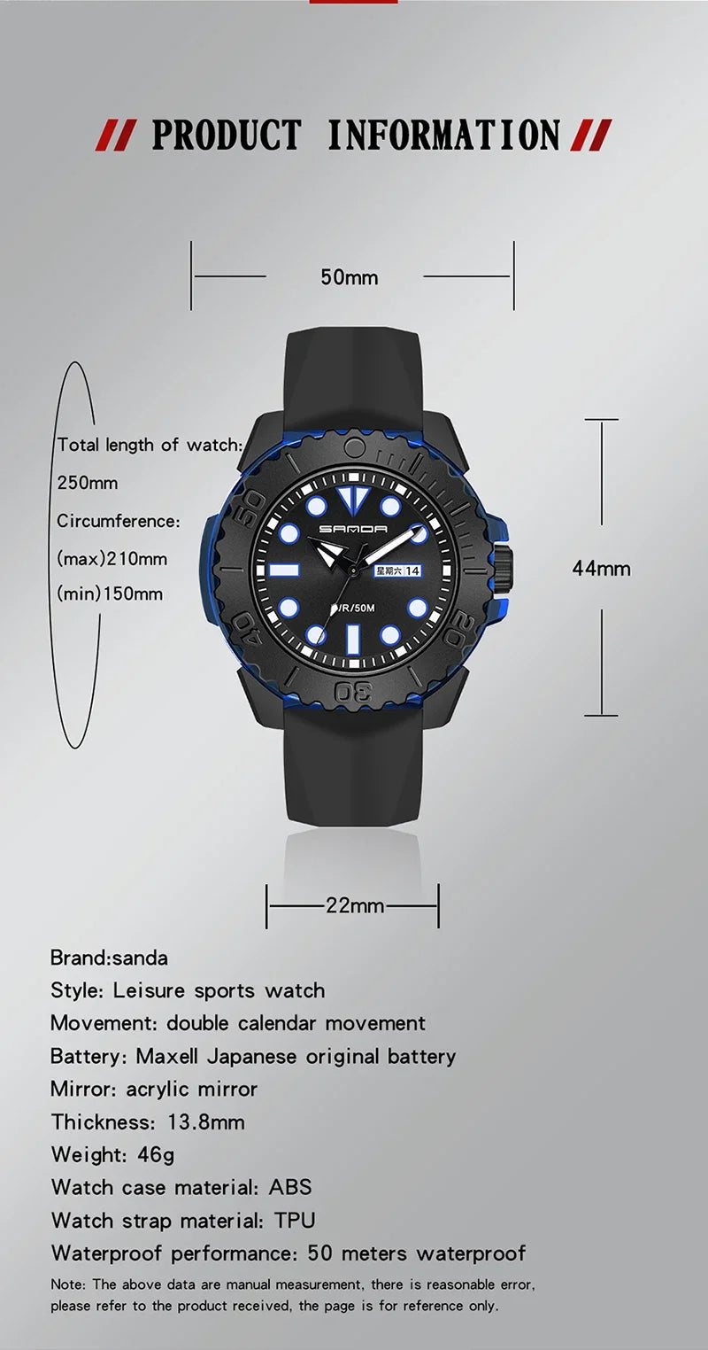 Montre Militaire Sportive Durable