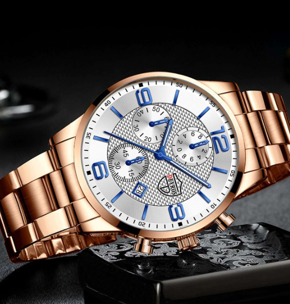 Montre de luxe pour homme d'affaires