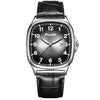 Montre à quartz avec bracelet en cuir