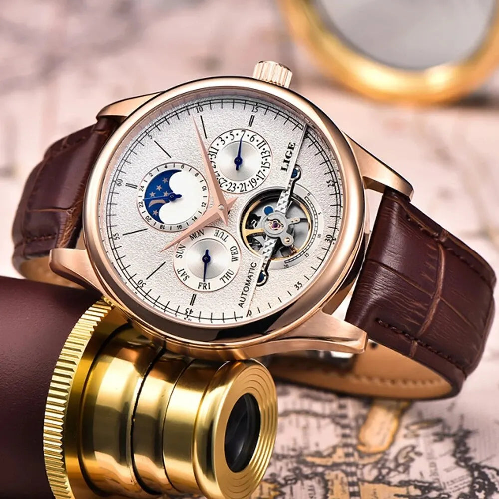 Montre mécanique à remontage automatique Premium