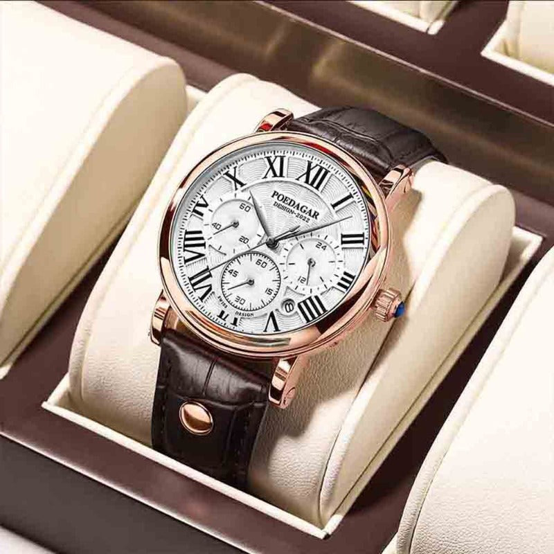 Montre chronographe de luxe à mode décontractée