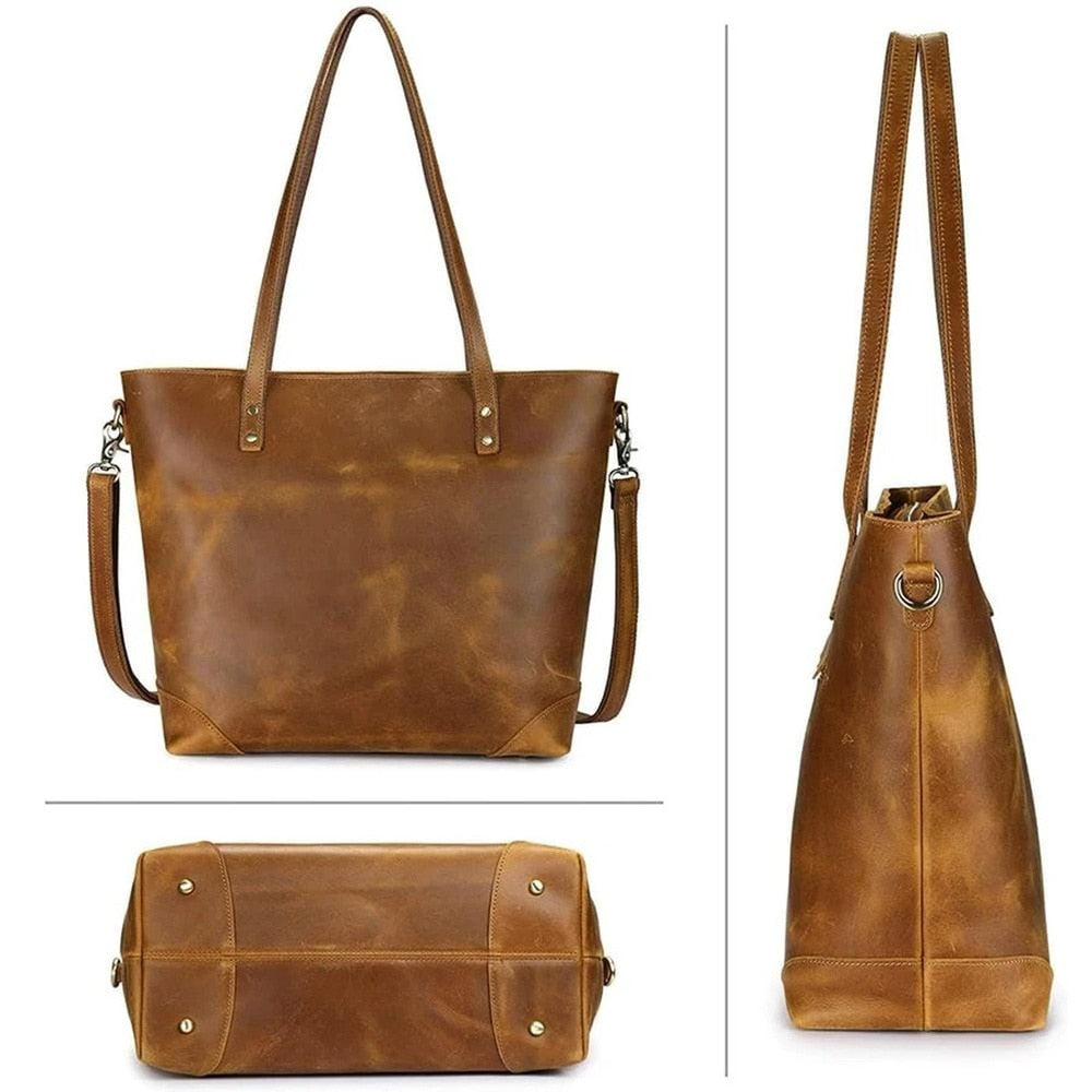 Sac de luxe Sac en cuir vintage