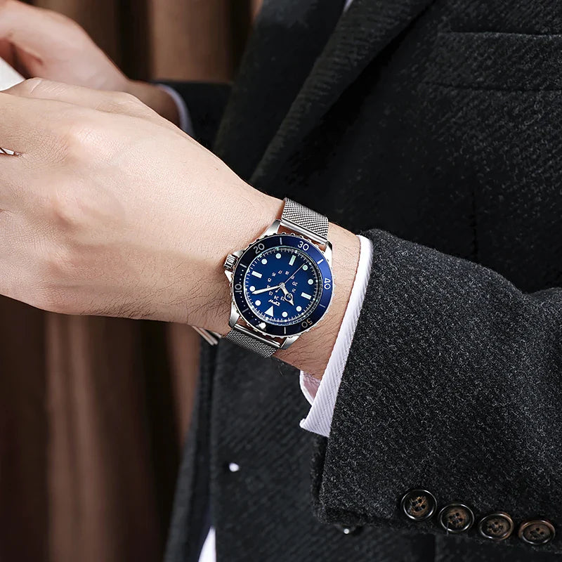 Montre de Terrain Style Plongeur Tactique