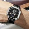 Montre chronographe à quartz étanche de luxe