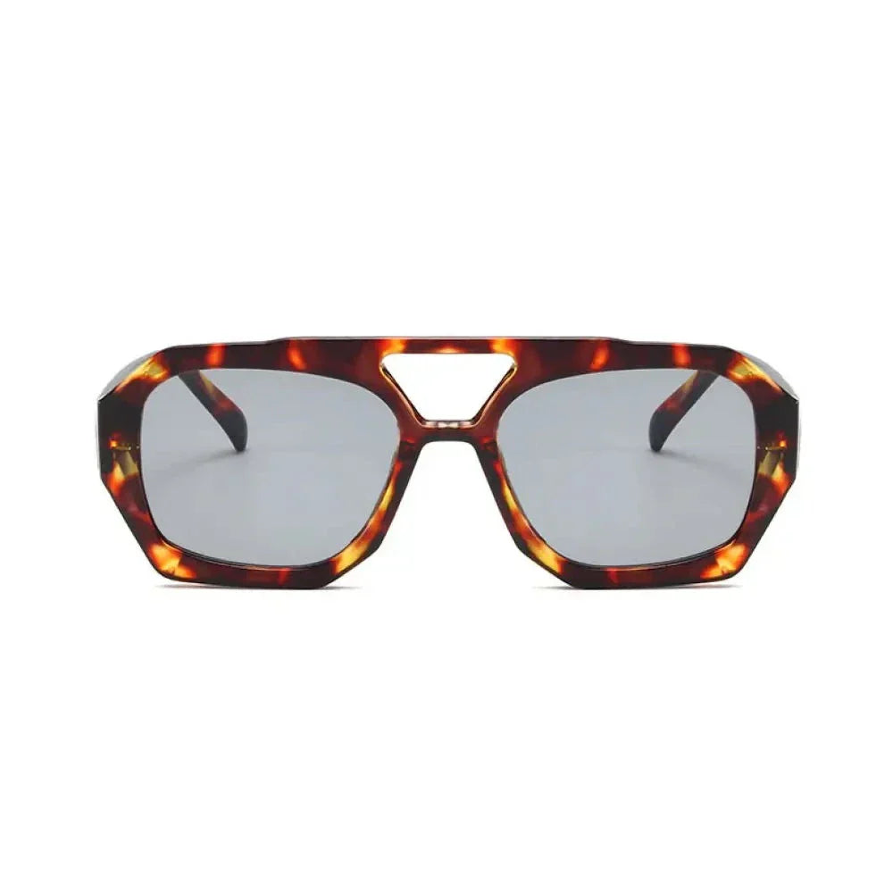 Lunettes de soleil vintage à monture carrée pour femmes