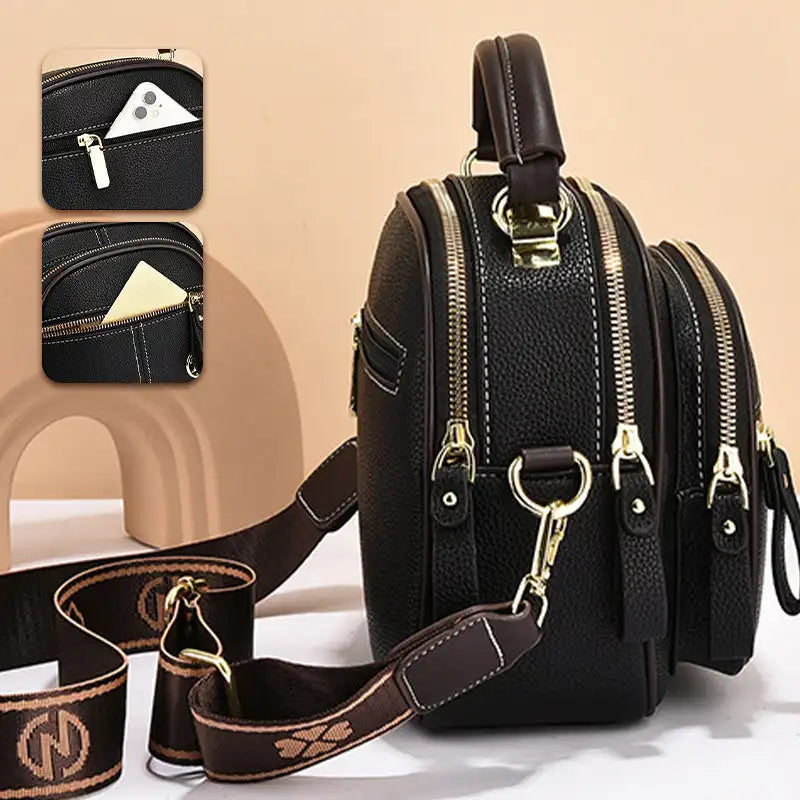 Sac en cuir multifonctionnel réglable