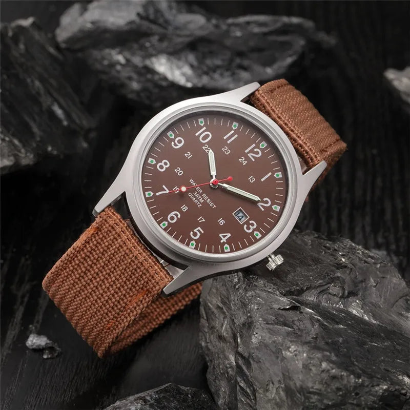 Montre de Poignet Casual Inspirée par le Militaire