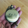 GERIME Montre de poche personnalisée pour la fête des pères