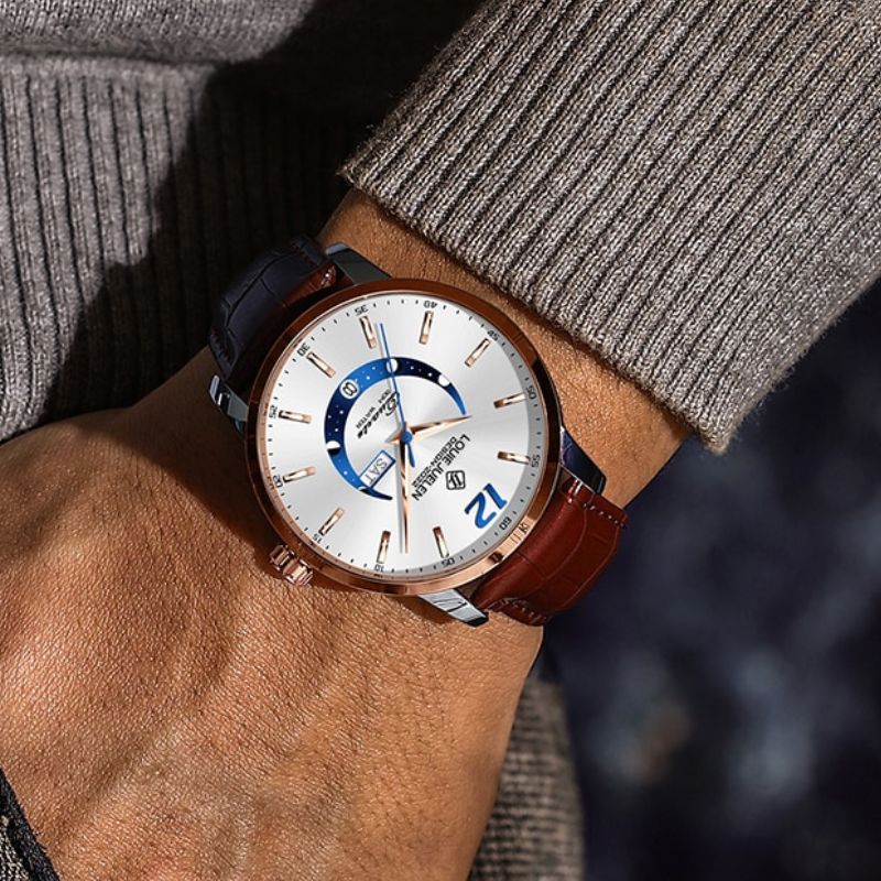 Elégante montre Moonphase