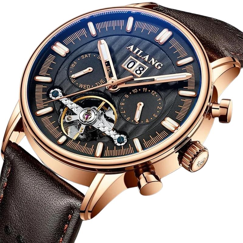 Montre tourbillon étanche à la mode