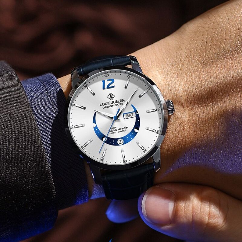 Elégante montre Moonphase
