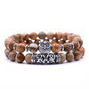 Sammy | Bracelet en pierre hibou