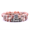 Sammy | Bracelet en pierre hibou