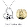 Collier Panda en argent sterling